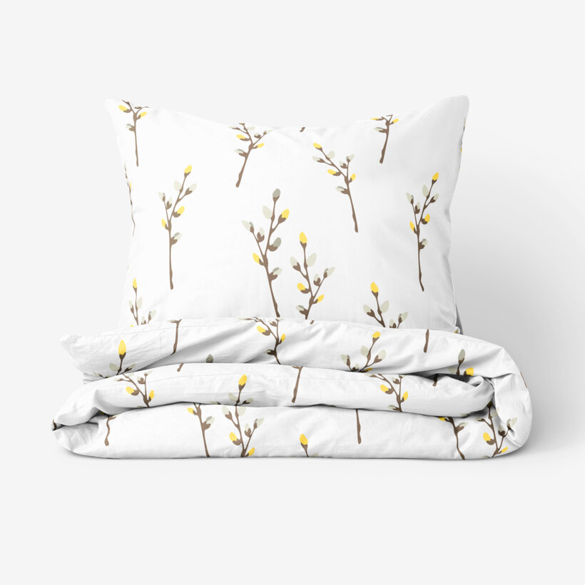 Ostern Bettwäsche aus Baumwolle - Weidenkätzchen