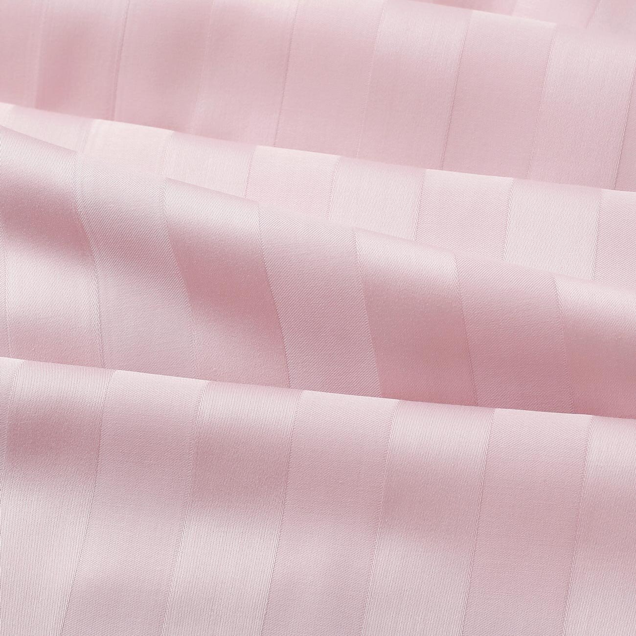 Festliche Damast-Tischläufer - altrosa Streifen mit Satin-Glanz
