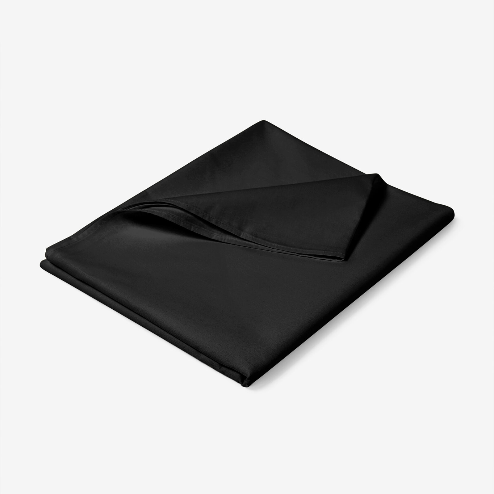 Bettlaken aus Baumwolle - schwarz