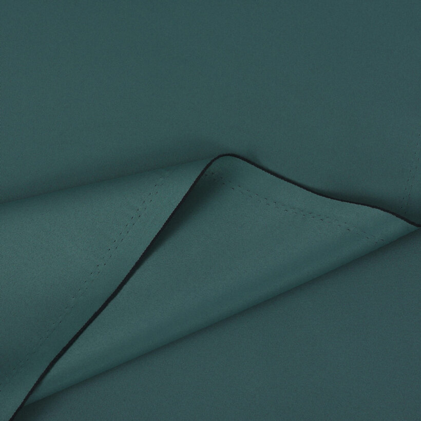 Verdunkelungsstoff Blackout mit Satin-Glanz - petrol