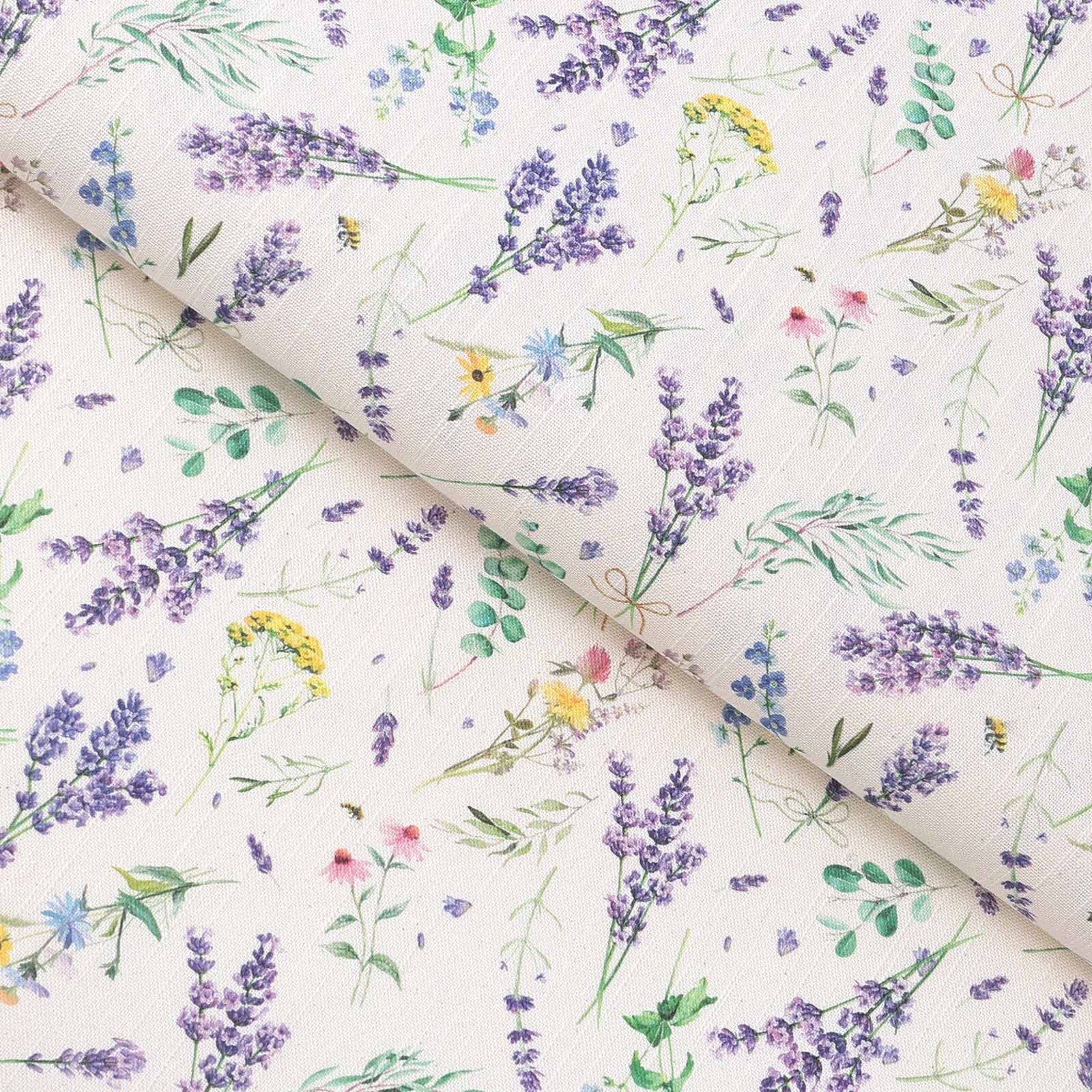 Dekorativer Stoff Valencia - Lavendelgarten