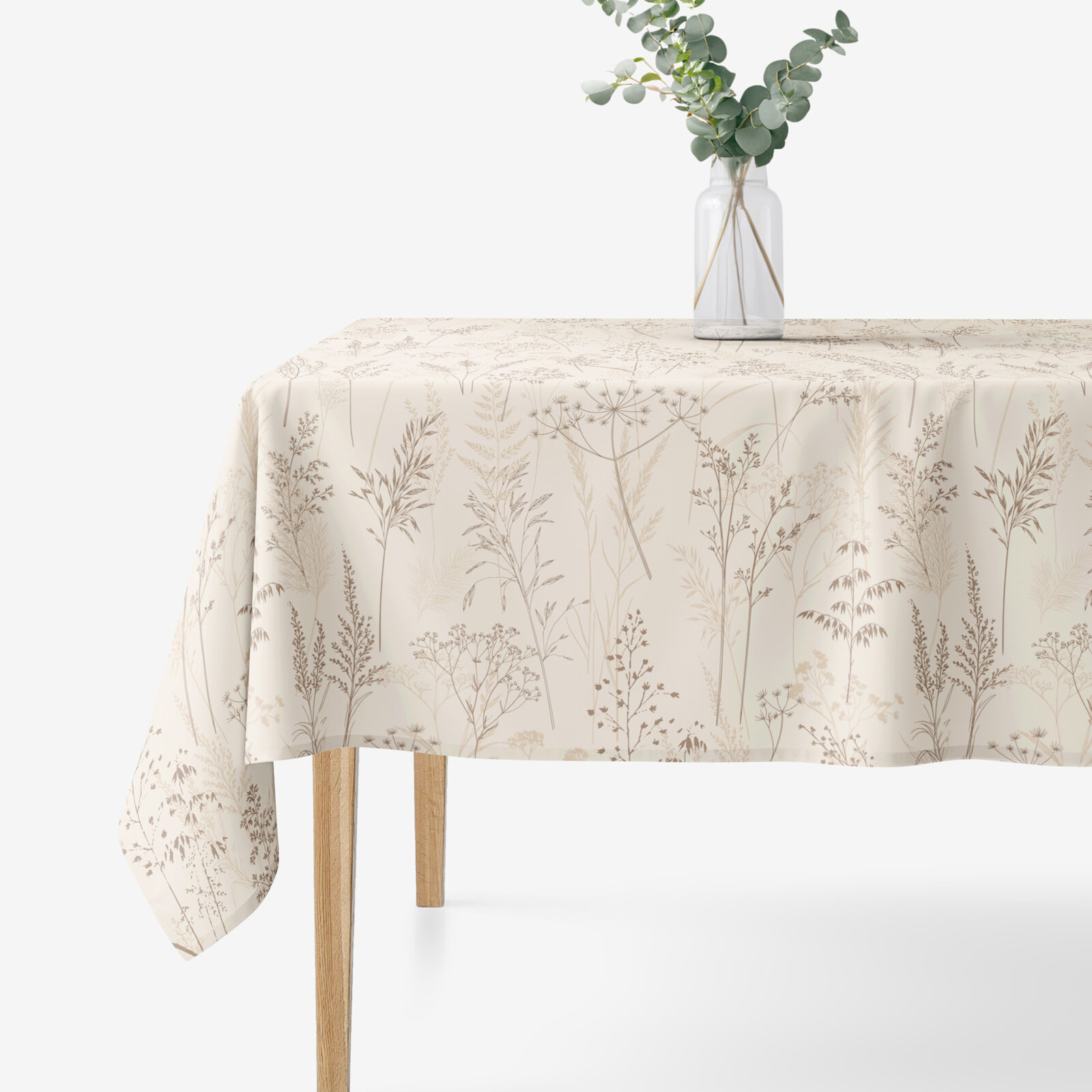 Eckige Tischdecke 100% Baumwolle - Altweibersommer