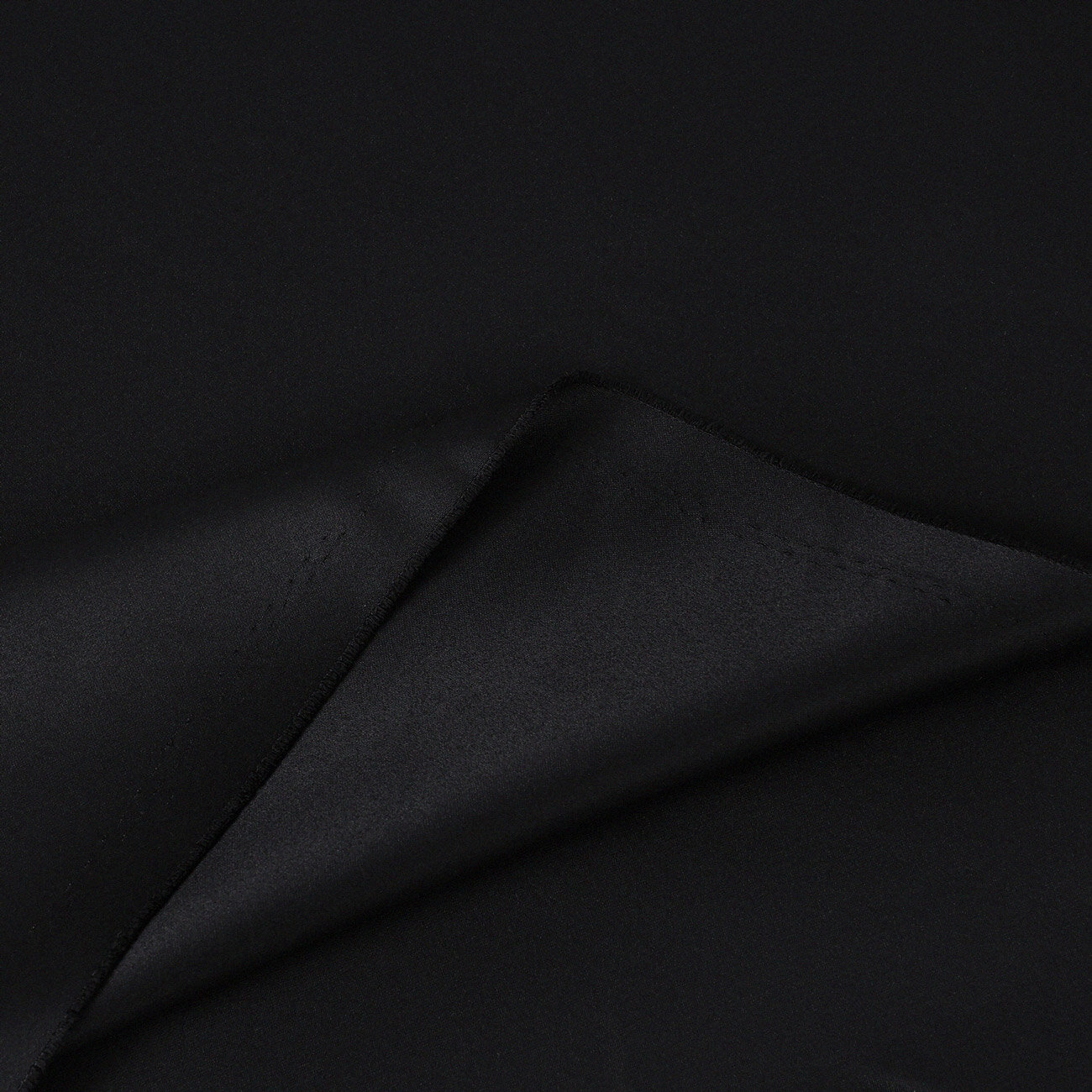 Verdunkelungsstoff Blackout mit Satin-Glanz - schwarz