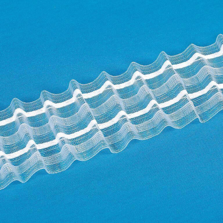 Řasící stuha transparentní 5 cm - č. 616