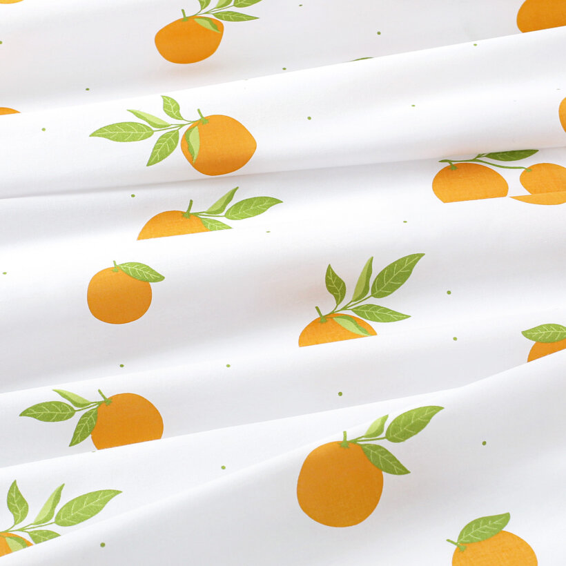 Baumwollstoff - Orangen
