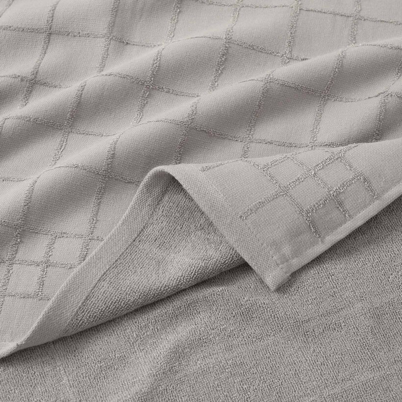 Küchen-Frottiertuch – grau