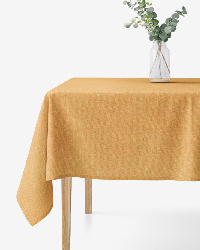 Eckige Tischdecke Peru - goldfarben