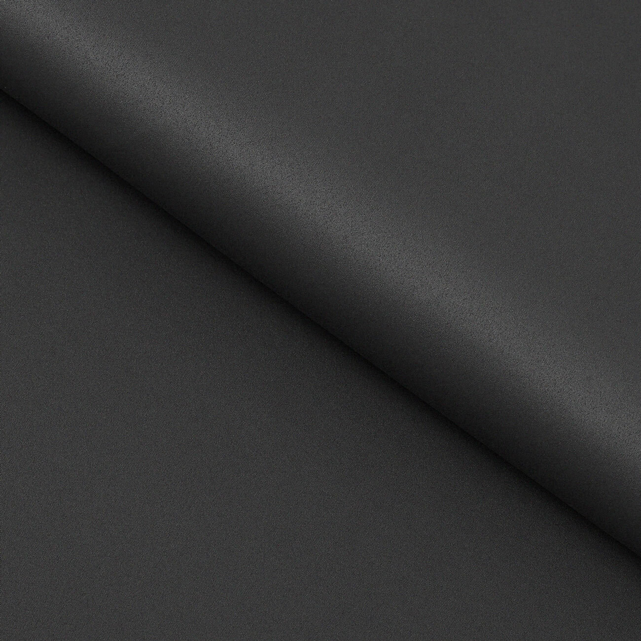 Verdunkelungsstoff Blackout mit Satin-Glanz - dunkelgrau