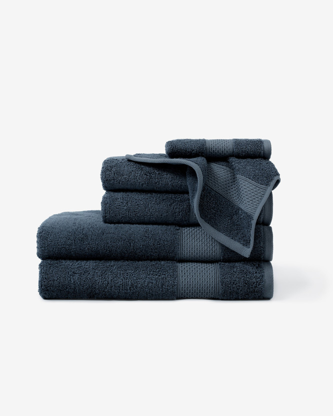 Bamboo Handtuch/Duschtücher Soft Lux - anthrazitblau