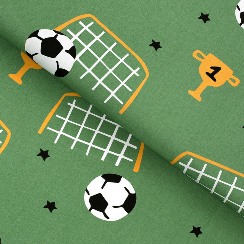 Baumwollstoff - Fußballwelt