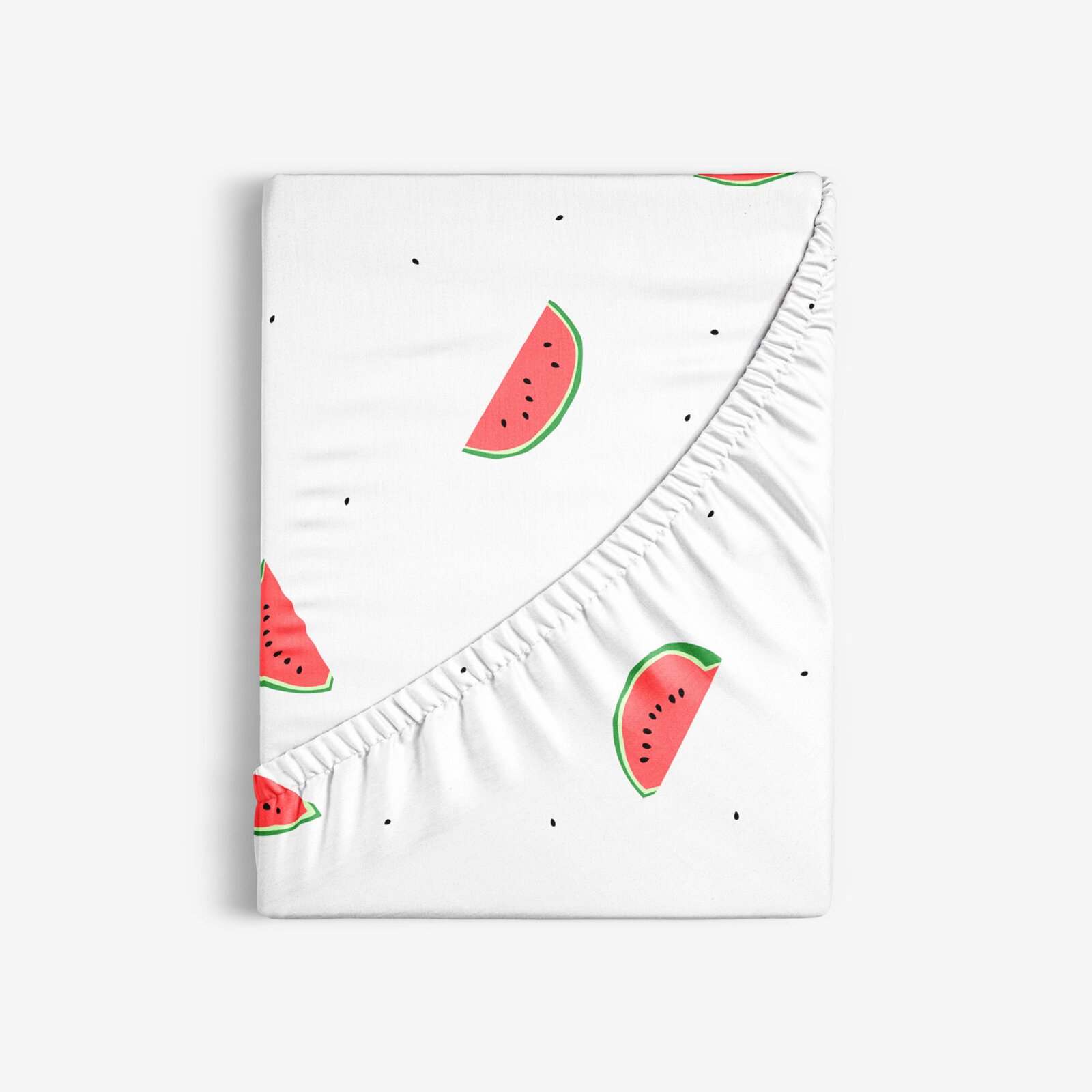 Spannbettlaken aus Baumwolle - Melone