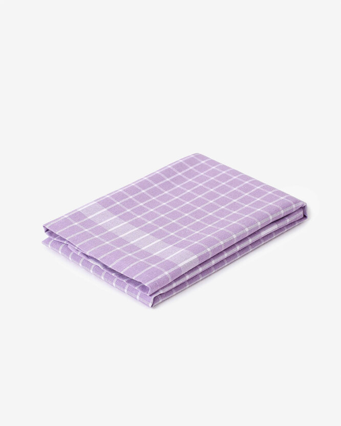 Küchentuch aus Baumwolle - lilas Karo