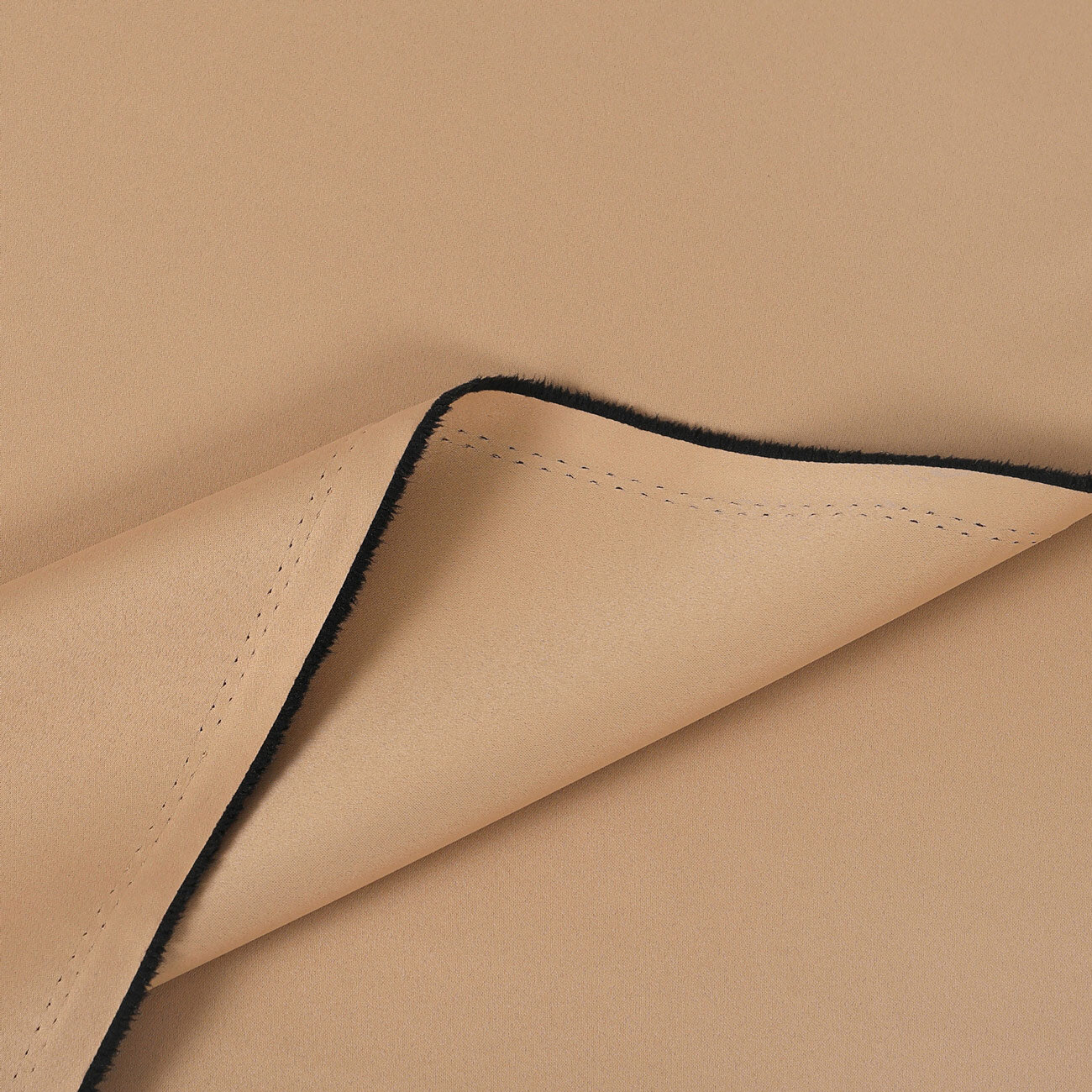 Verdunkelungsstoff Blackout mit Satin-Glanz - goldbeige