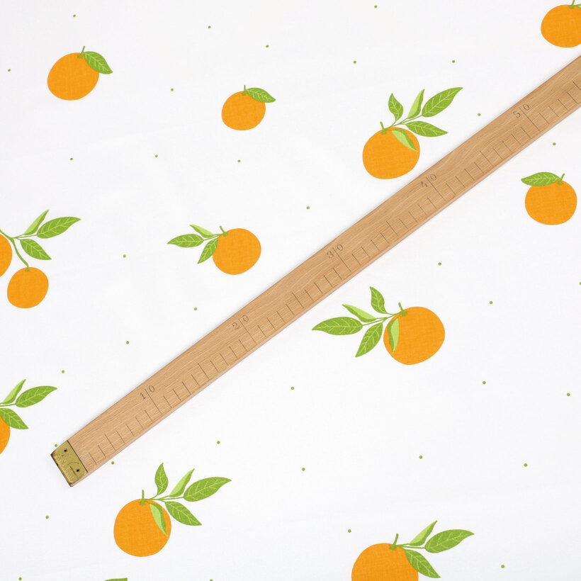 Baumwollstoff - Orangen