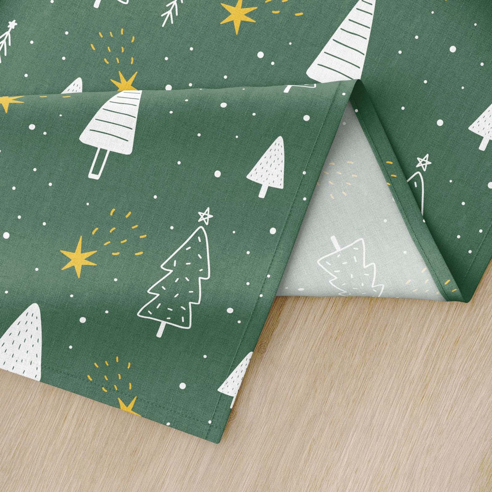 Weihnachts-Tischset 100% Baumwolle - magische Weihnachten - 2 Stück