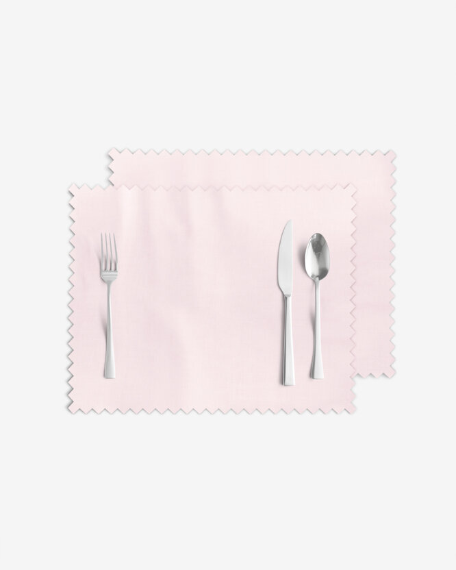 Tischsets Teflon - rosa - Set 2 Stück
