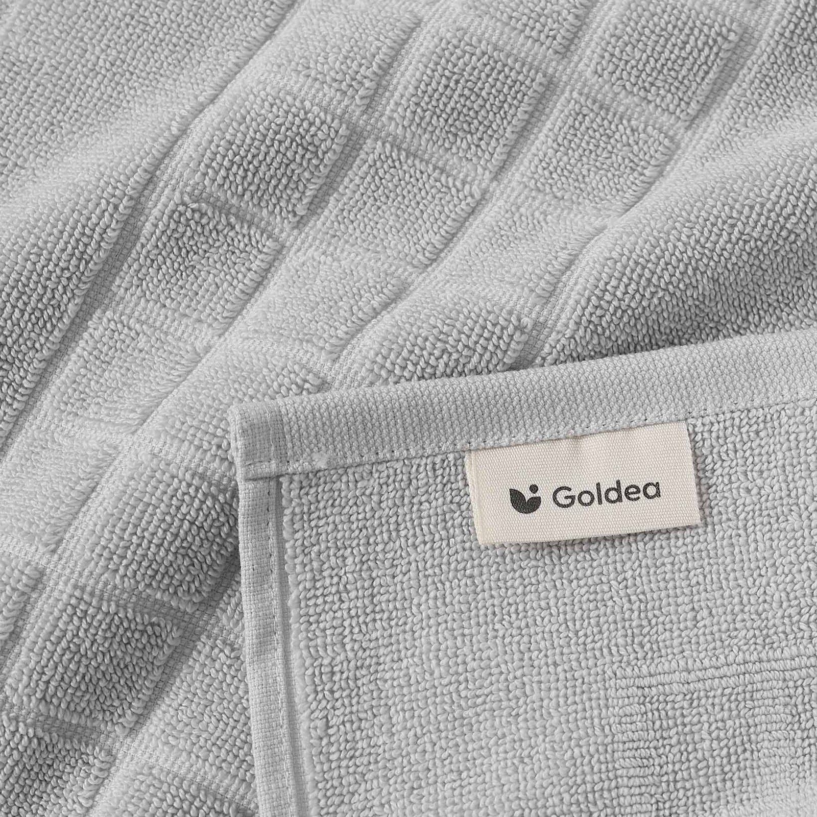 Frottier-Badematte Mozaika – grau