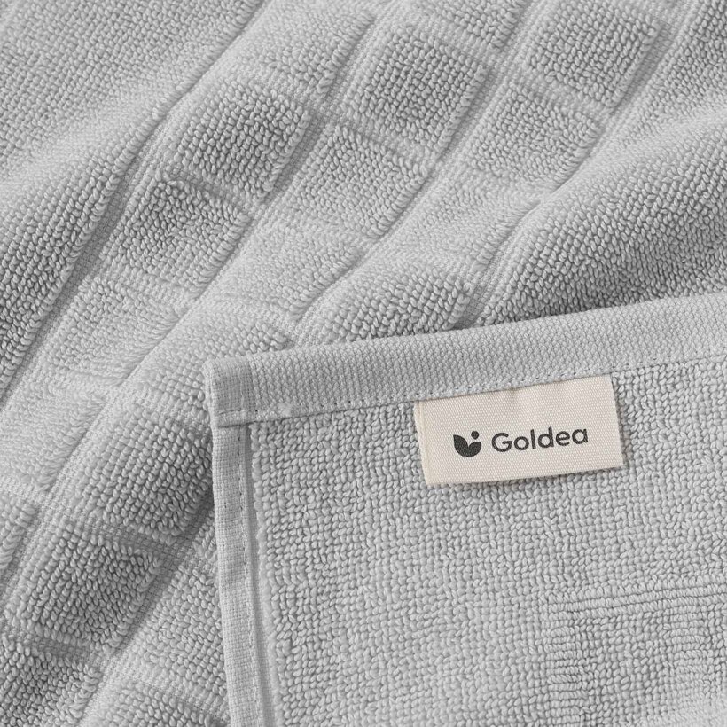 Frottier-Badematte Mozaika – grau