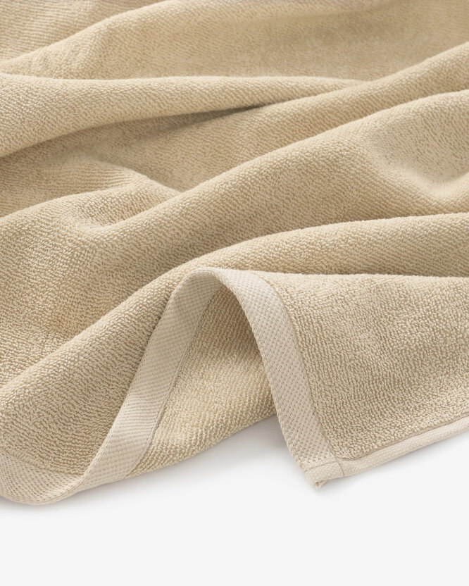 Frottierhandtuch/Duschtuch Soft ohne Bordüre – beige