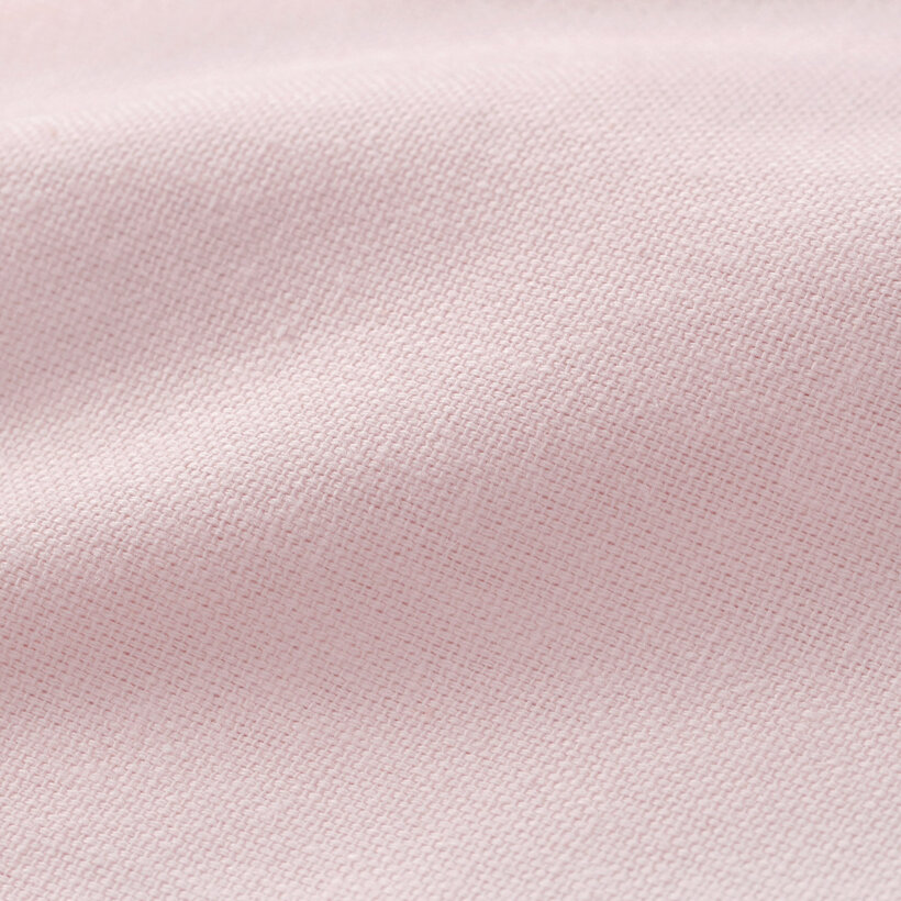 Natürlicher Leinenmischstoff - puderrosa