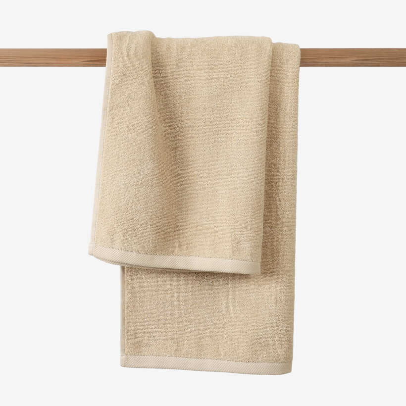 Frottierhandtuch/Duschtuch Soft ohne Bordüre – beige
