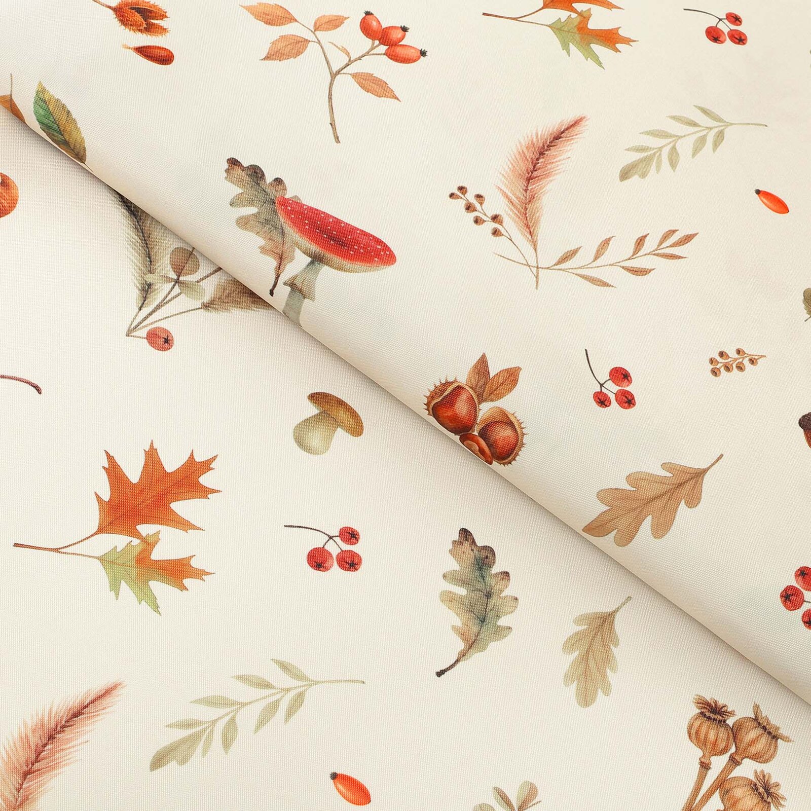 Teflonstoff für Tischdecken - Herbstliche Natur