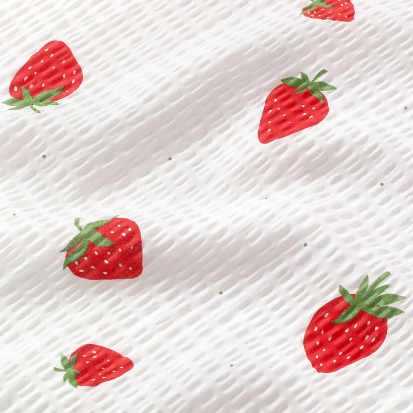 Seersucker - Erdbeeren