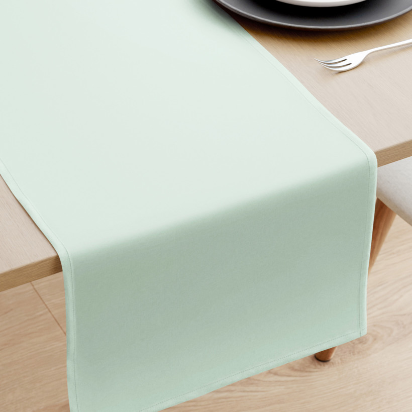Tischläufer aus 100% Baumwolle - hellmint