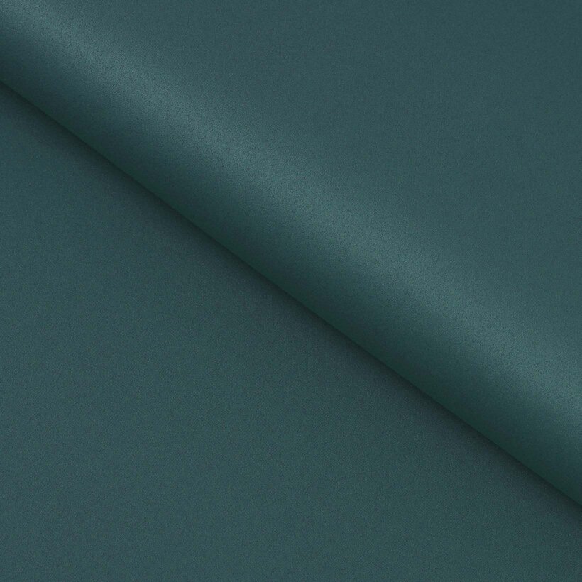 Verdunkelungsstoff Blackout mit Satin-Glanz - petrol