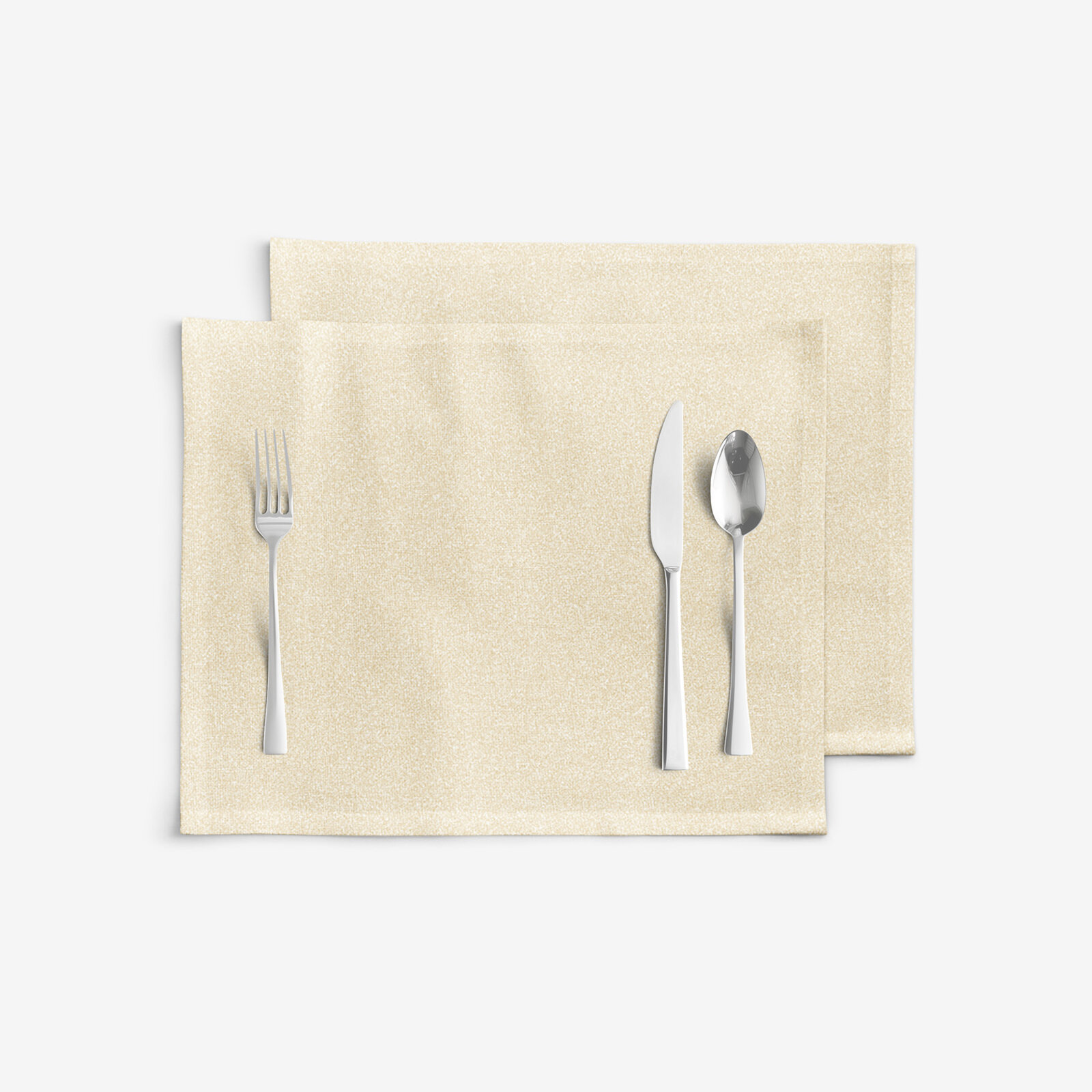 Exklusives Weihnachtstischset - goldfarbe mit Glitzereffekt - Set 2 Stücke