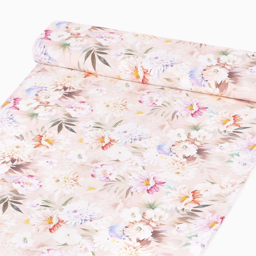 Baumwollstoff Deluxe - wilde Blumen