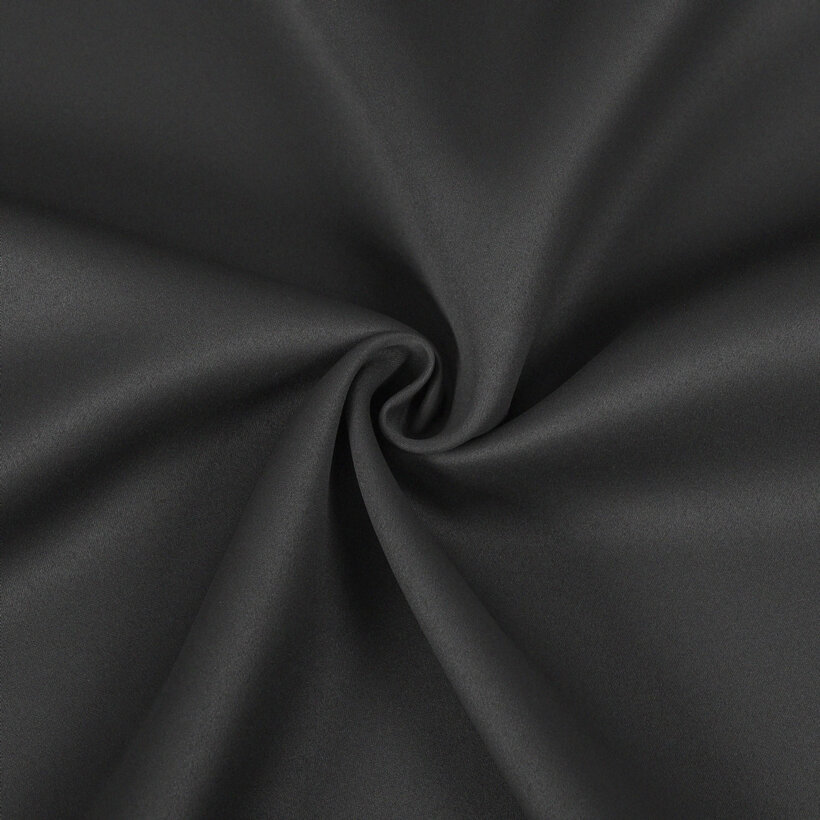 Verdunkelungsstoff Blackout mit Satin-Glanz - dunkelgrau