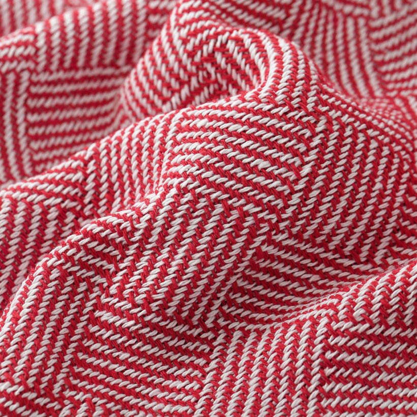 Plaid Mosaik - rote