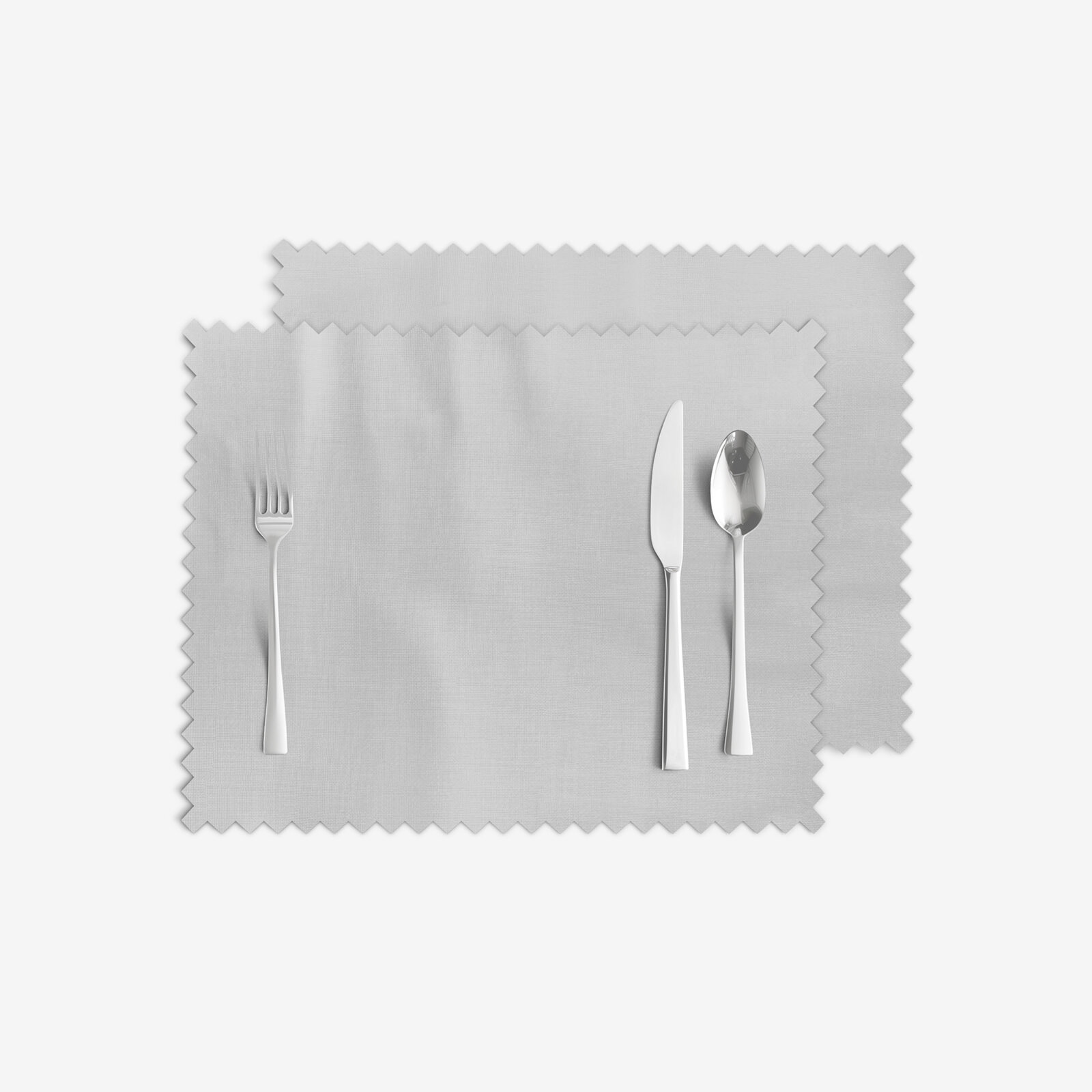 Tischsets Teflon - grau - 2 Stück
