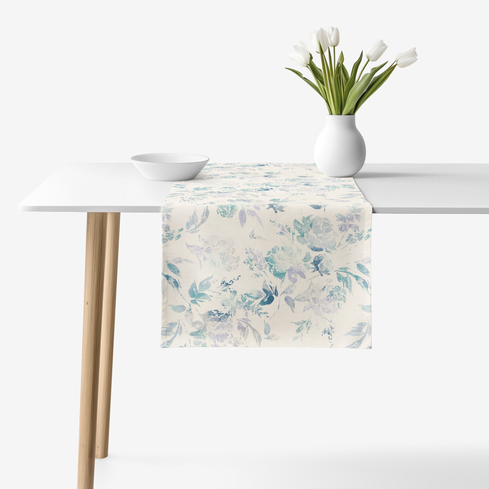 Tischläufer Valencia - Pflanzenabdrücke