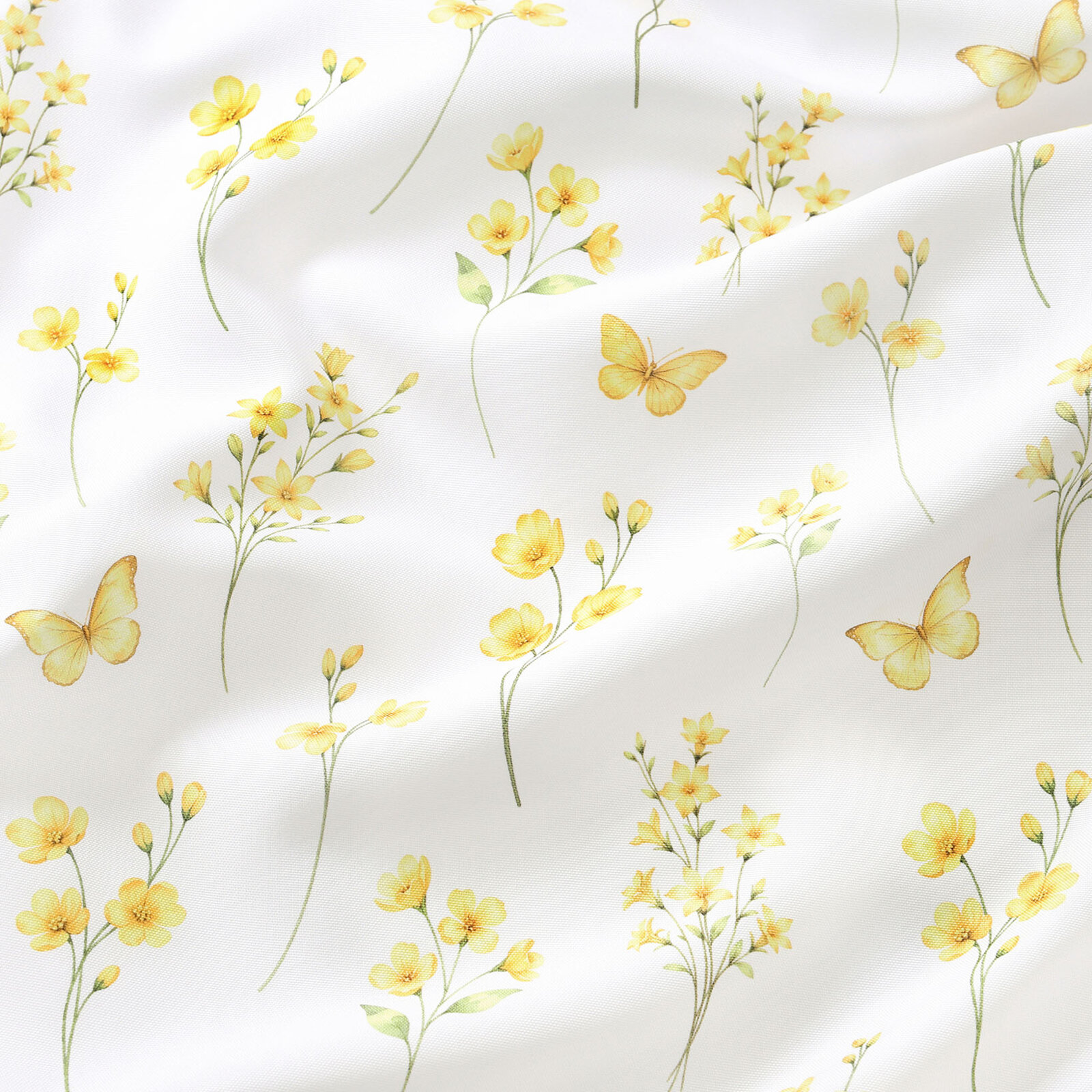 Eckige Teflon-Tischdecke - Gelbe Wiese