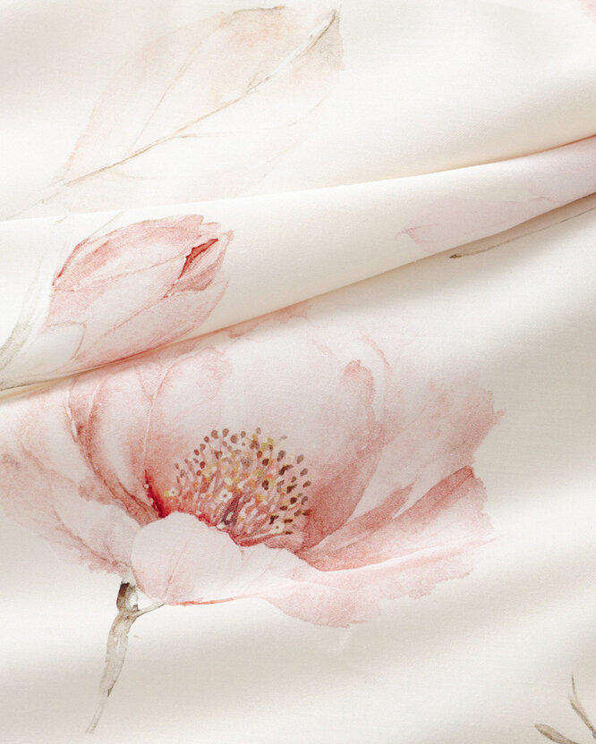 Mako-Satin - Blühende Magnolien