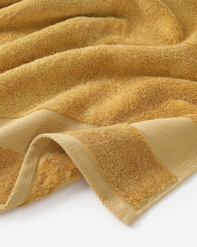 Bambus-Handtuch/Badetuch - gold
