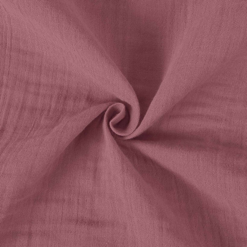 Musselinstoff – burgunderrosa