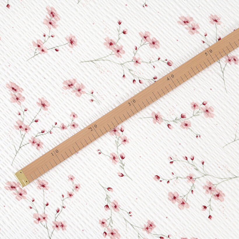 Seersucker - Blühende Sakura-Kirschbäume