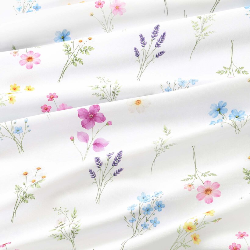 Dekorativer Kissenbezug - Blumengarten