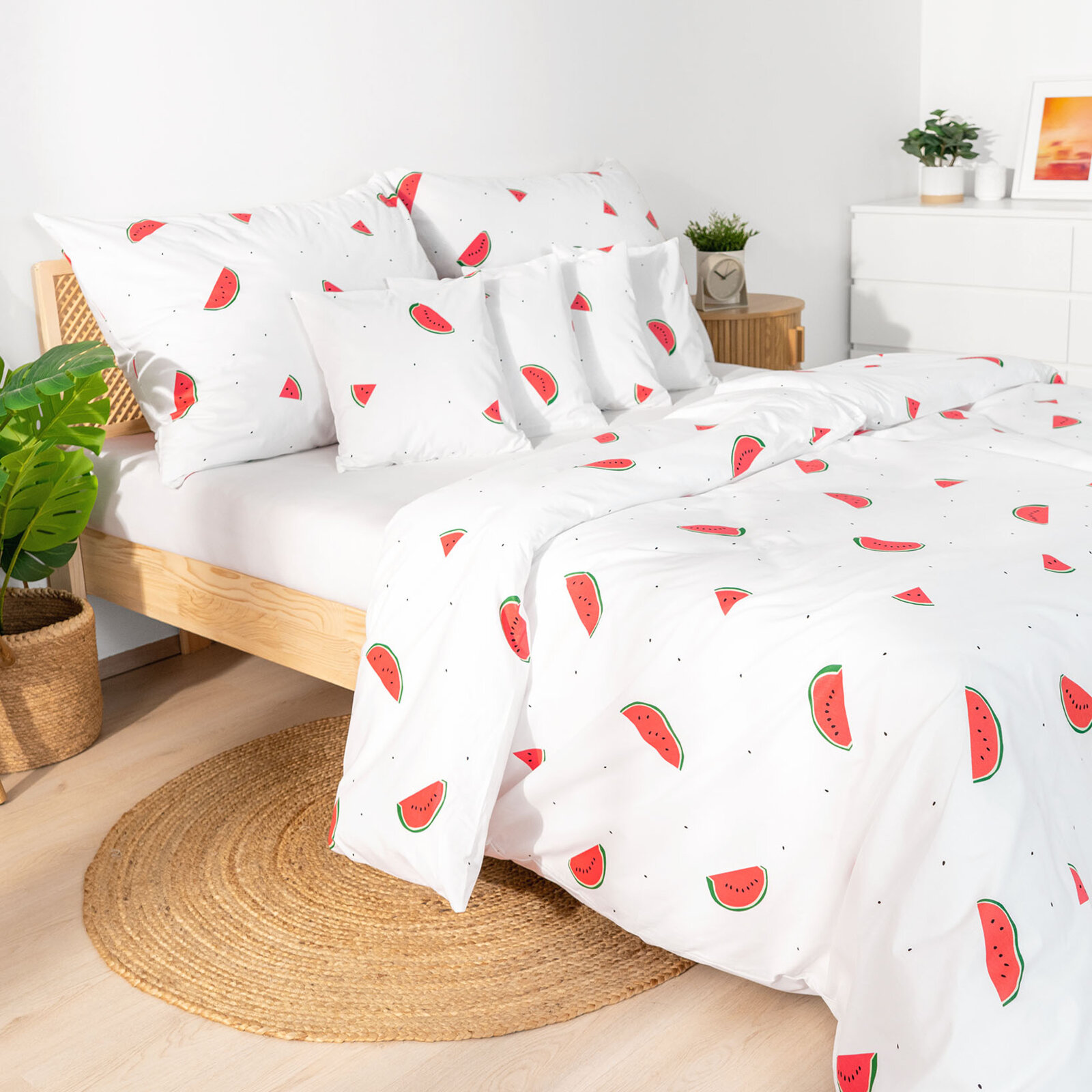 Bettwäsche aus Baumwolle - Melone