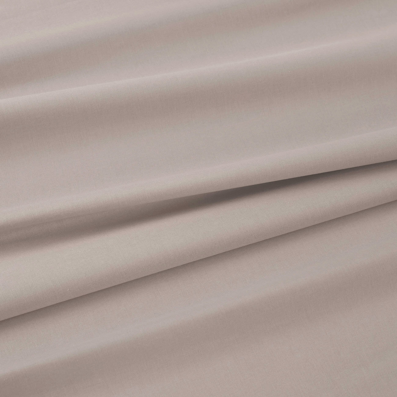 Runde Tischdecke 100% Baumwolle - graubraun