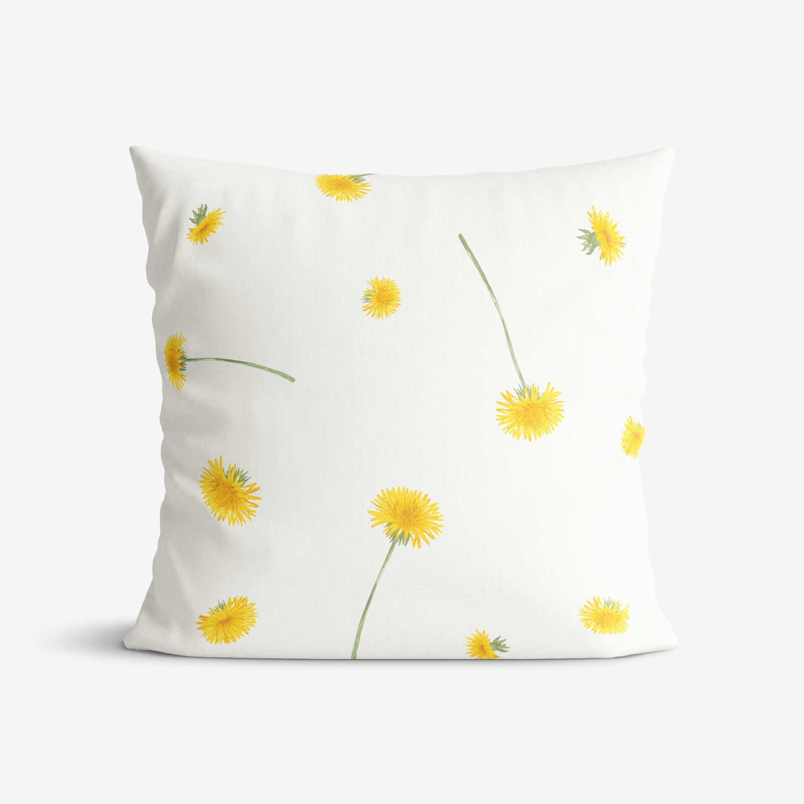 Kissenbezug aus Baumwolle - Löwenzahn