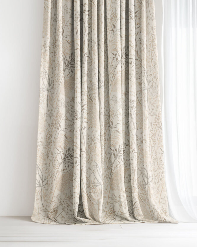 Dekorativer Vorhang Valencia - Wiesengräser