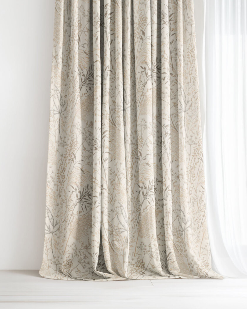 Dekorativer Vorhang Valencia - Wiesengräser