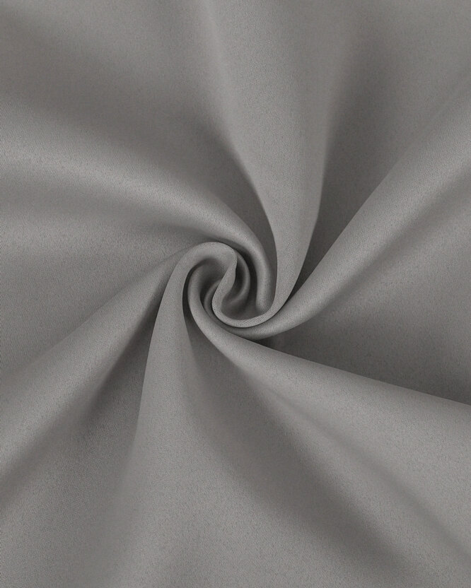 Verdunkelungsstoff Blackout mit Satin-Glanz - grau