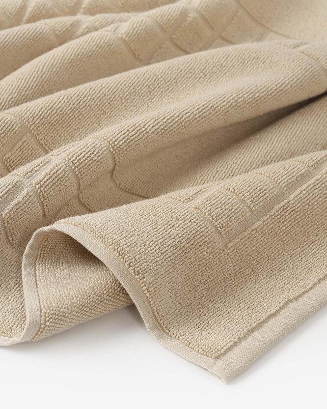 Frottier-Badematte Mozaika – beige