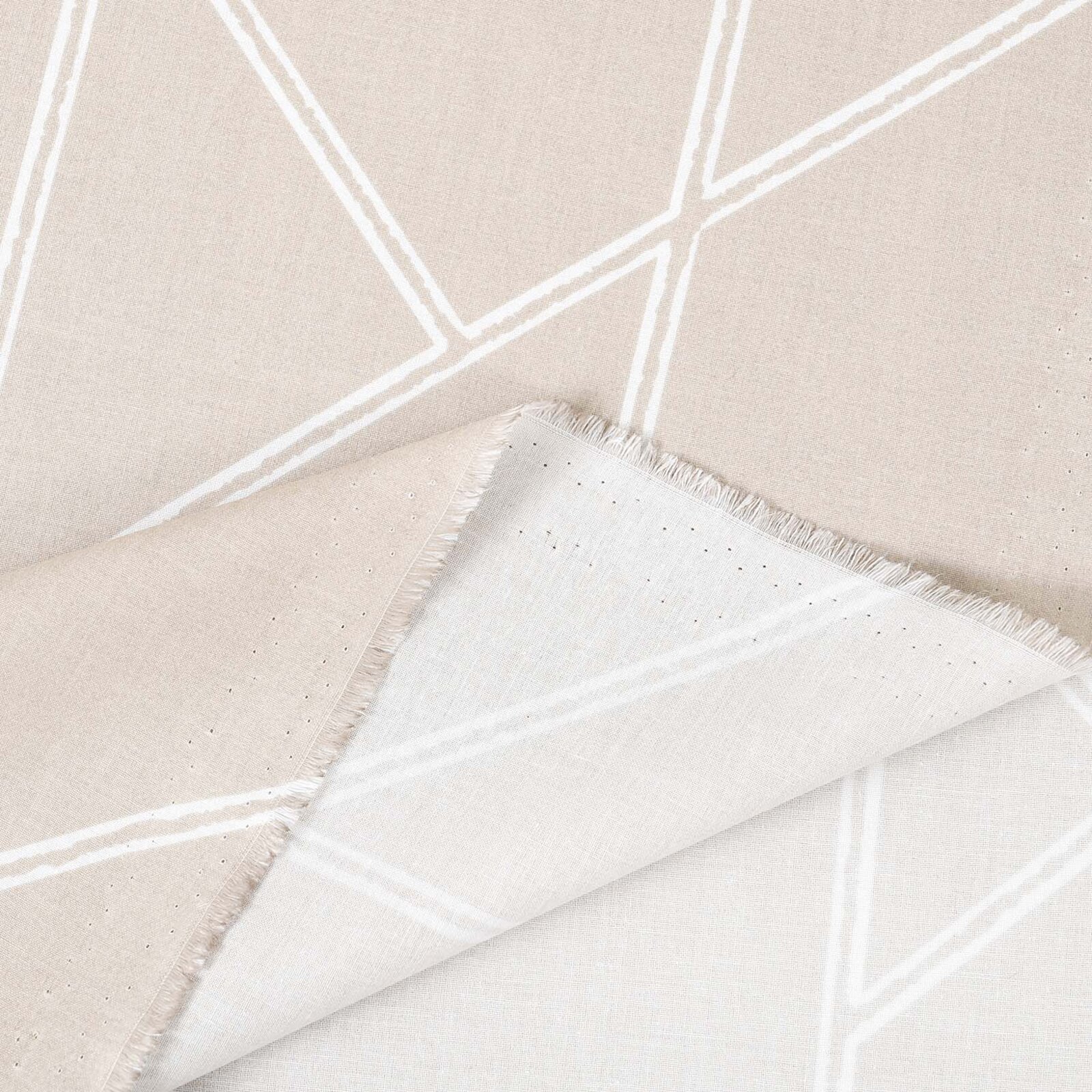 Baumwollstoff - Geometrische Linien auf Latte