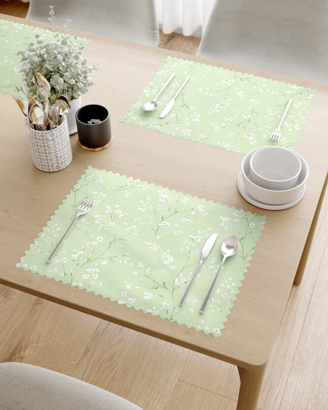 Teflon-Tischset - Jasminblüten - 2 Stück